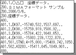 SIMA���ʃt�H�[�}�b�g