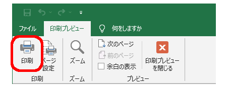 Excel�̈���v���r���[���j���[