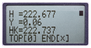 �c�f�Ȑ� �v�Z���ʉ��