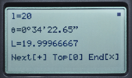 �P�Ȑ��i�Ίp�A�����j�F�I����