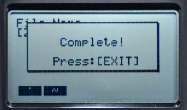 �t�@�C���R�s�[�I��