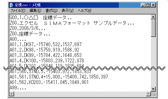 �u���W.csv�v���A�u�������v�ŊJ��