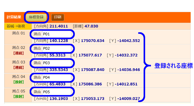 ���W�o�^�i�g���o�[�X�v�Z�j